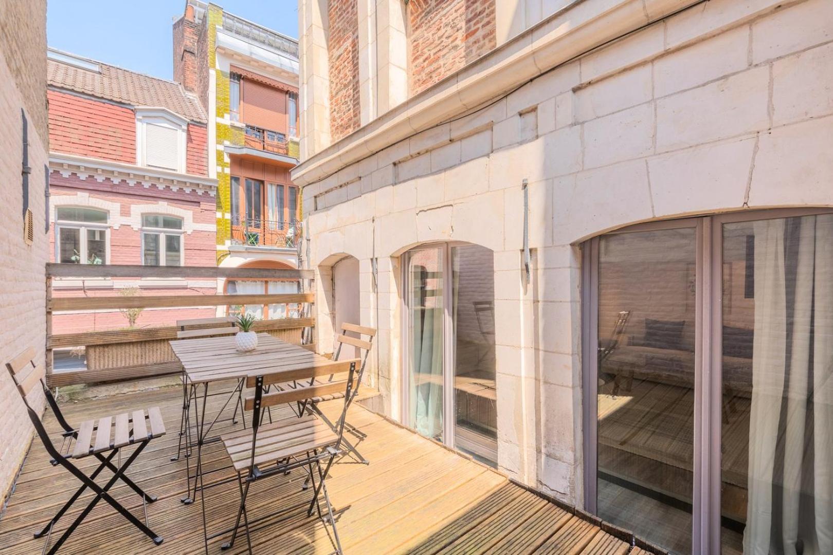 ליל Atypical Triplex Near Grand Place With Terrace מראה חיצוני תמונה